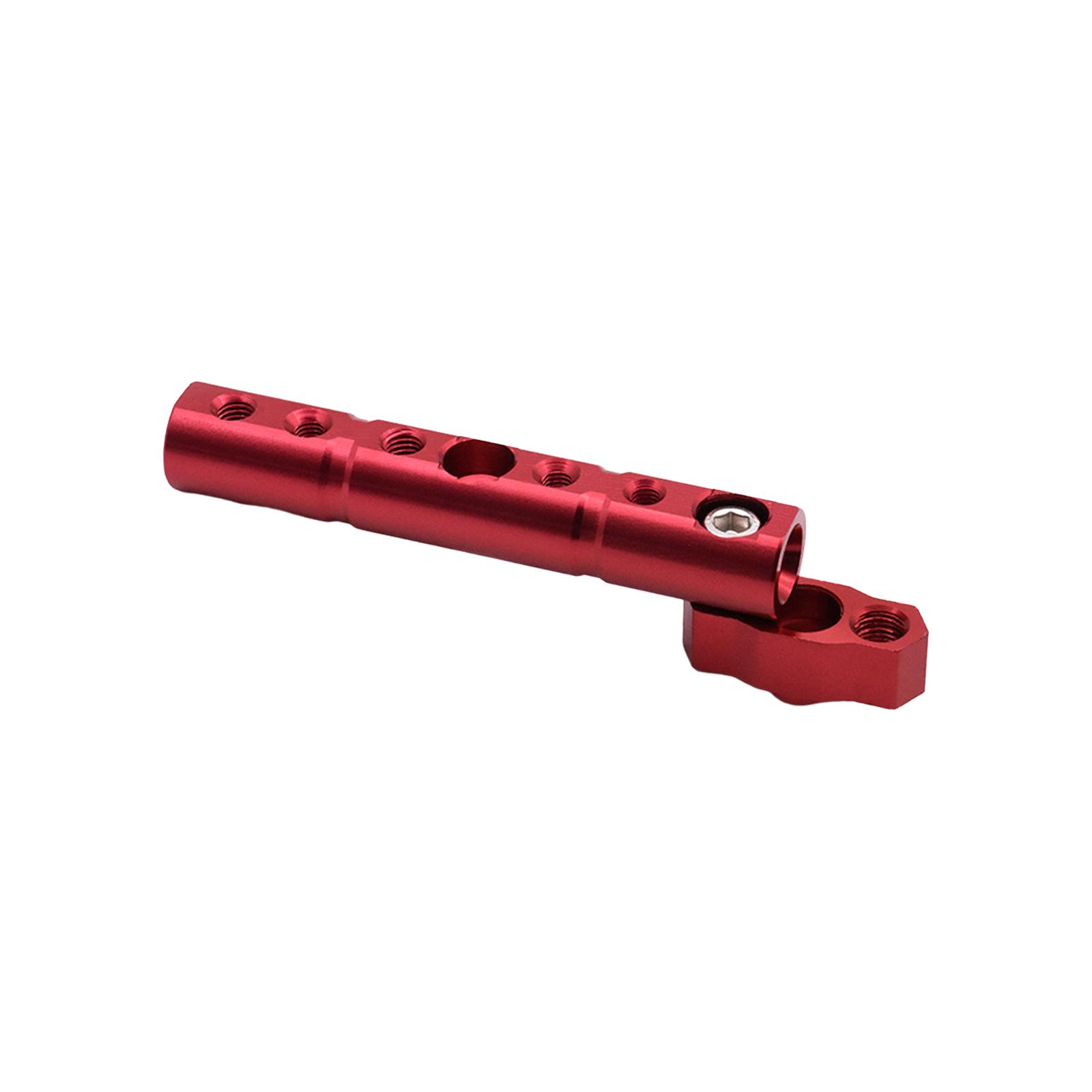 Motorcycle Extend Adapter Holder Rearview Mirror Extension Bracket CNC 6mm 8mm 10mm Mounting Holes Support Bar Mount Bracket Red